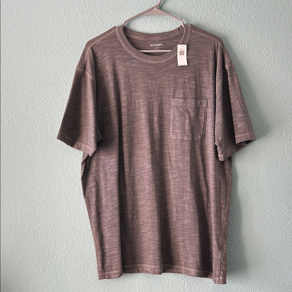 Old Navy Men's Charcoal Gray Modern Short Sleeve Tee Size Large